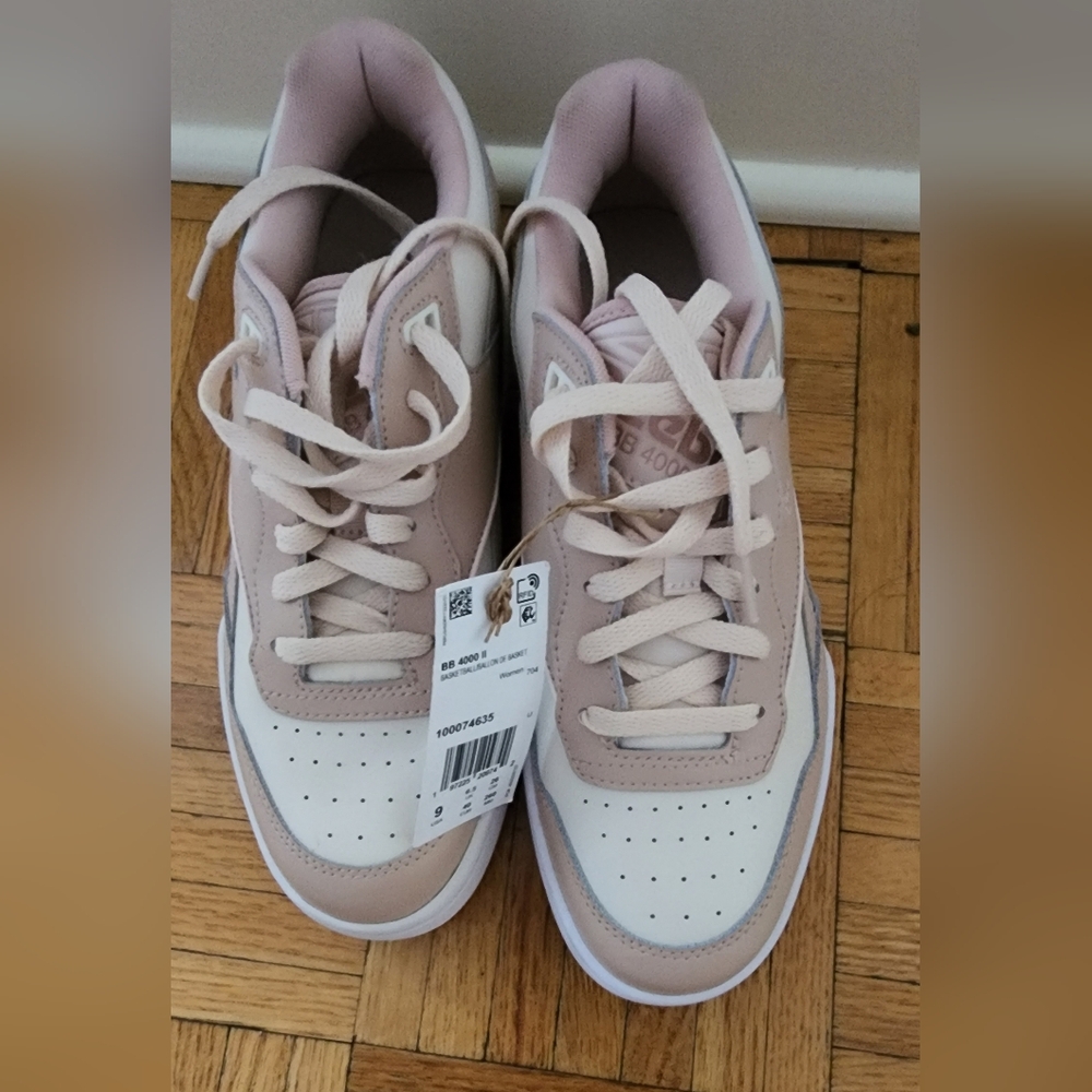 Brand New With Tags Reebok Women's Blush and White Sneakers